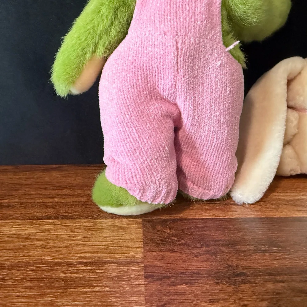 Easter Bunny and Frog Stuffed Animals